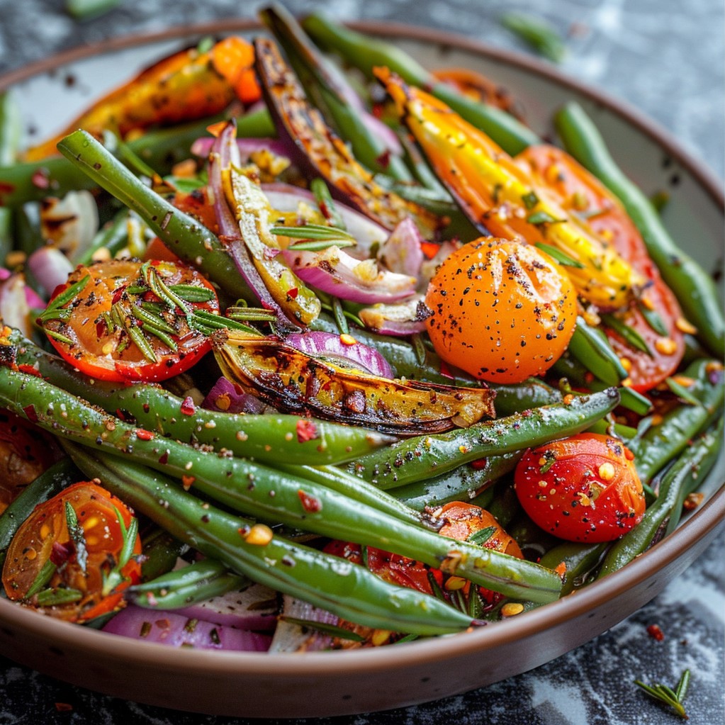 roastedgreenbeansalad