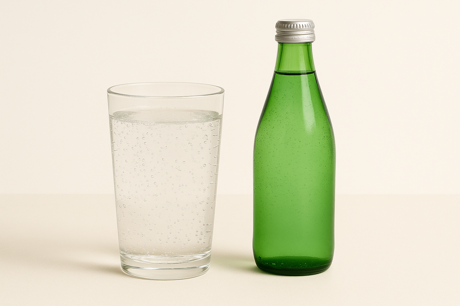sparkling water
